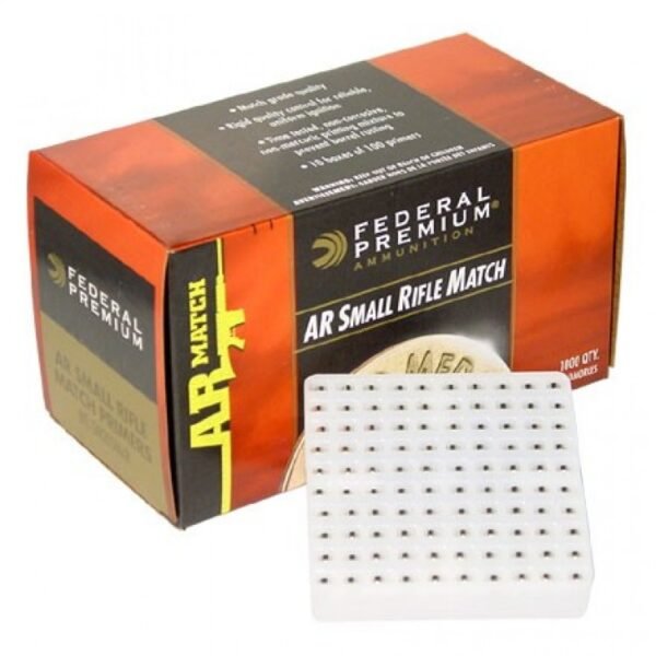 Federal Small Rifle AR #GM205MAR Gold Medal Match Primers | 1,000 Count - Primers Shop Canada